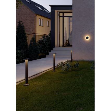 Redo 90369 - LED Outdoor Wall Light AURA LED/8W/230V 3000K IP65 Anthracite