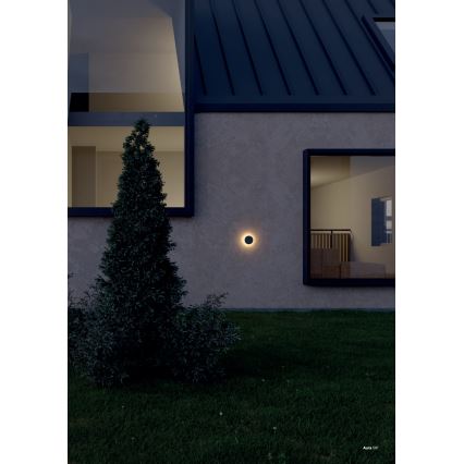 Redo 90369 - LED Outdoor Wall Light AURA LED/8W/230V 3000K IP65 Anthracite