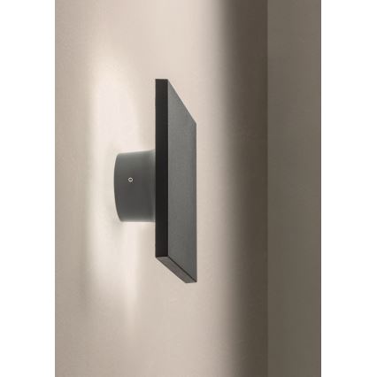 Redo 90371 - AURA LED Outdoor Wall Light LED/8W/230V 3000K IP65 Anthracite