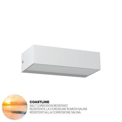Redo 90372 - LED Outdoor wall light LAMPRIS LED/9,5W/230V IP65 white