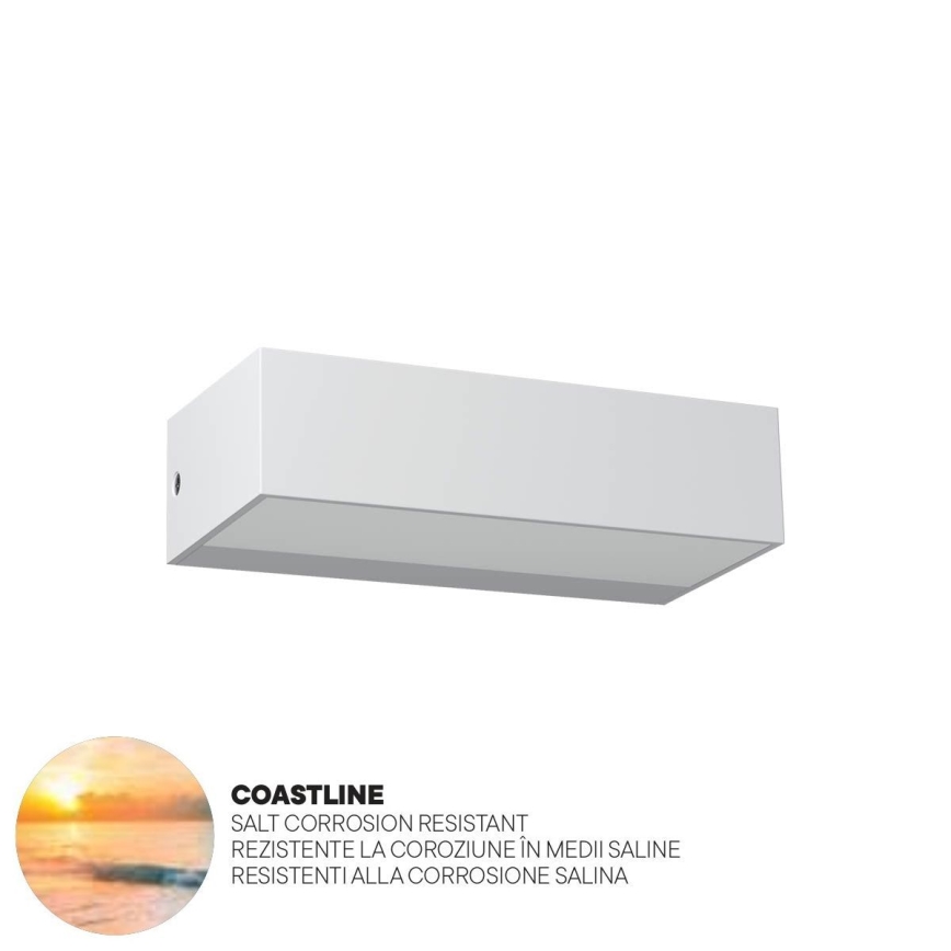 Redo 90372 - LED Outdoor wall light LAMPRIS LED/9,5W/230V IP65 white