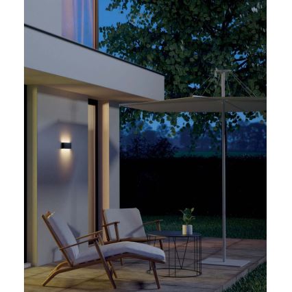 Redo 90376 - LED Outdoor wall light KAMAL LED/4,4W/230V 3000K IP54 grey