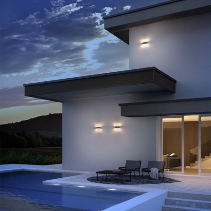 Redo 90387 - LED Outdoor wall light KAMAL LED/15W/230V 3000K IP54 white