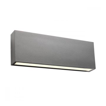 Redo 90388 - Outdoor LED wall light KAMAL LED/15W/230V 3000K IP54 grey
