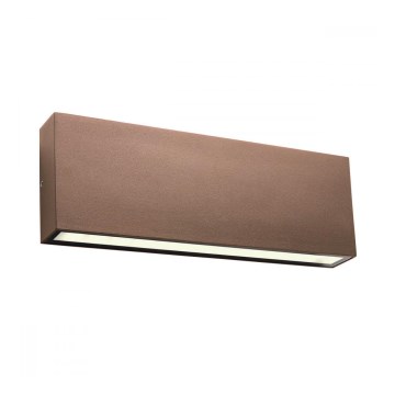 Redo 90389 - LED Outdoor wall light KAMAL LED/15W/230V 3000K IP54 brown