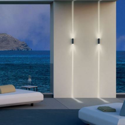 Redo 90421 - LED Outdoor wall light ACE 2xLED/5,84W/230V 3000K IP54 grey