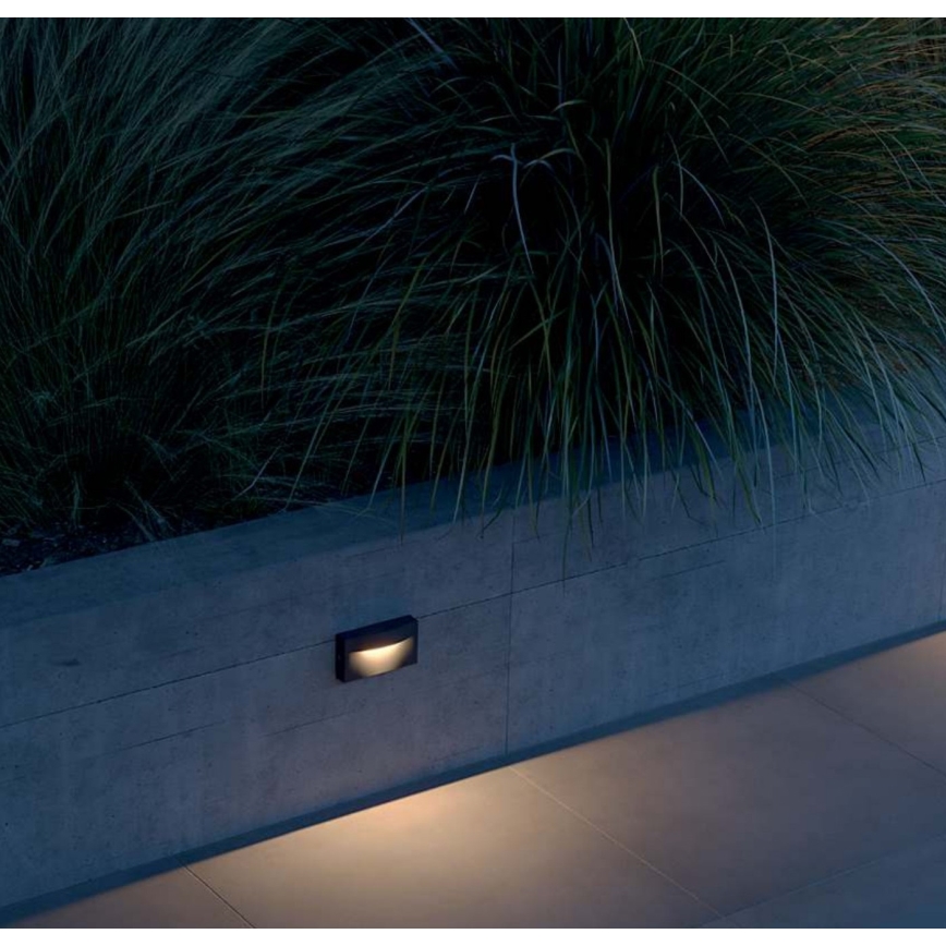 Redo 90426 - LED Outdoor wall light POLIFEMO LED/8W/230V IP65 anthracite