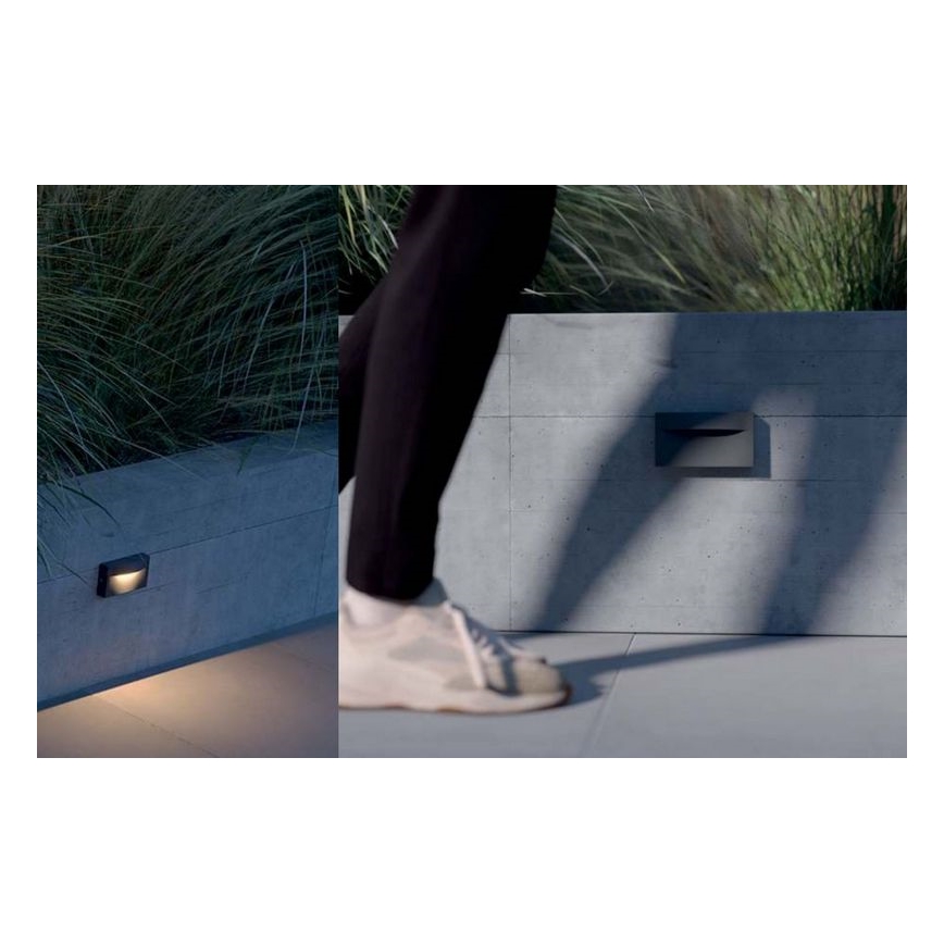 Redo 90426 - LED Outdoor wall light POLIFEMO LED/8W/230V IP65 anthracite