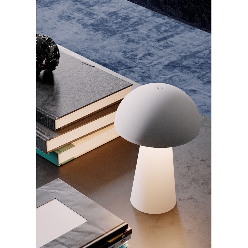 Redo 90438 - KIRA Dimmable Touch-Sensitive LED Outdoor Lamp, 4.7 W / 230 V, 2200 mAh, IP44, White