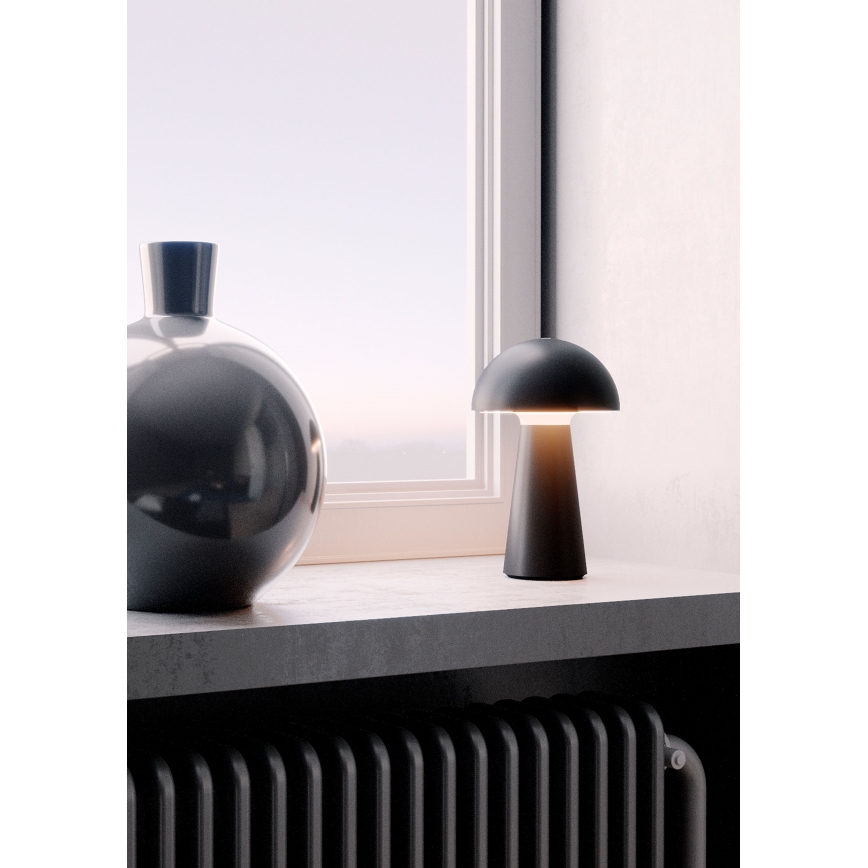 Redo 90439 - KIRA LED Dimmable Touch Outdoor Lamp LED/4,7W/230V 2200 mAh IP44 Black