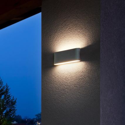 Redo 90452 - LED Outdoor Wall Light KLIPPE LED/24W/230V 3000K IP54 anthracite