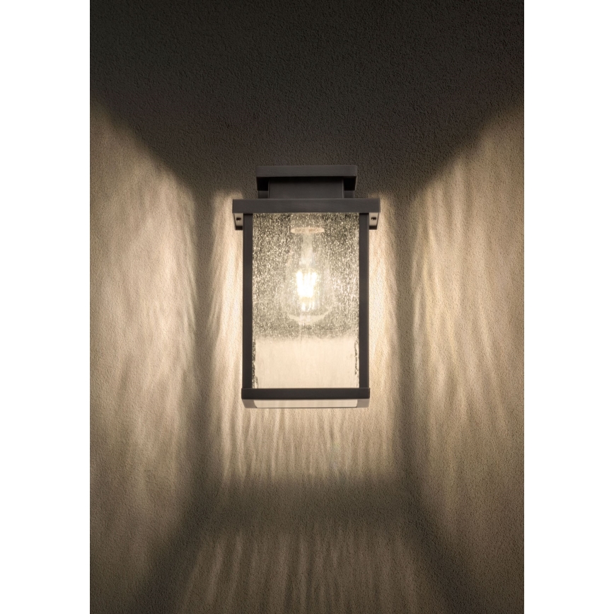Redo 90462 - Outdoor wall light YARD 1xE27/42W/230V IP44 anthracite