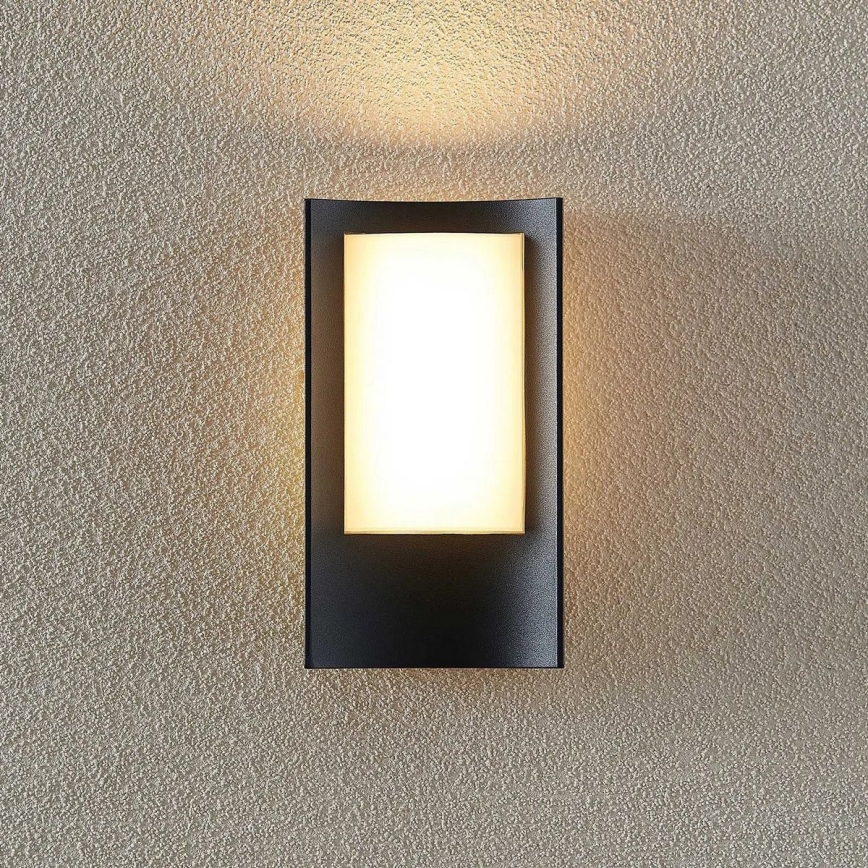 Redo 90483 - LED Outdoor wall light WARP LED/8W/230V 3000K IP44 anthracite