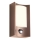 Redo 90487 - LED Outdoor wall light with a sensor WARP LED/8W/230V 3000K IP44 brown