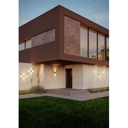 Redo 90500 - LED Outdoor wall light MILESTONE 4xLED/3W/230V IP54 anthracite