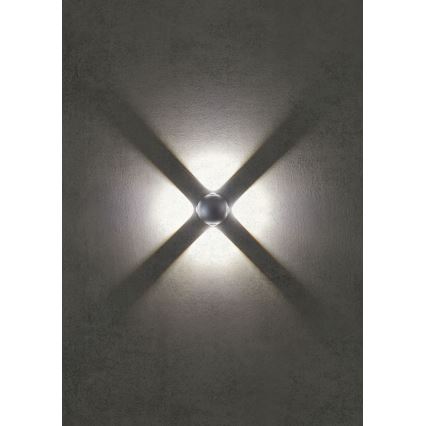 Redo 90500 - LED Outdoor wall light MILESTONE 4xLED/3W/230V IP54 anthracite