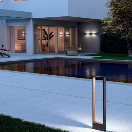 Redo 90509 - LED Outdoor lamp WALD LED/10W/230V IP65 anthracite
