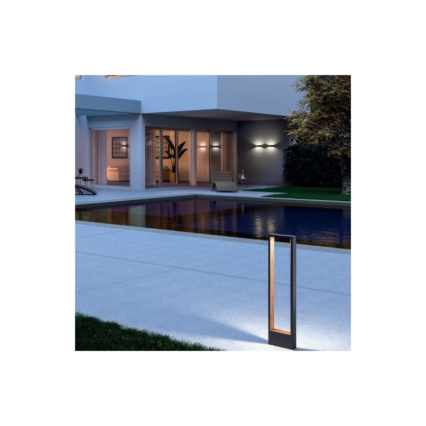 Redo 90509 - LED Outdoor lamp WALD LED/10W/230V IP65 anthracite