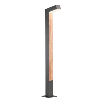 Redo 90512 - LED Outdoor lamp WOODY LED/10W/230V IP54 anthracite