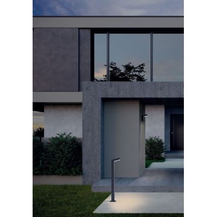 Redo 90512 - LED Outdoor lamp WOODY LED/10W/230V IP54 anthracite