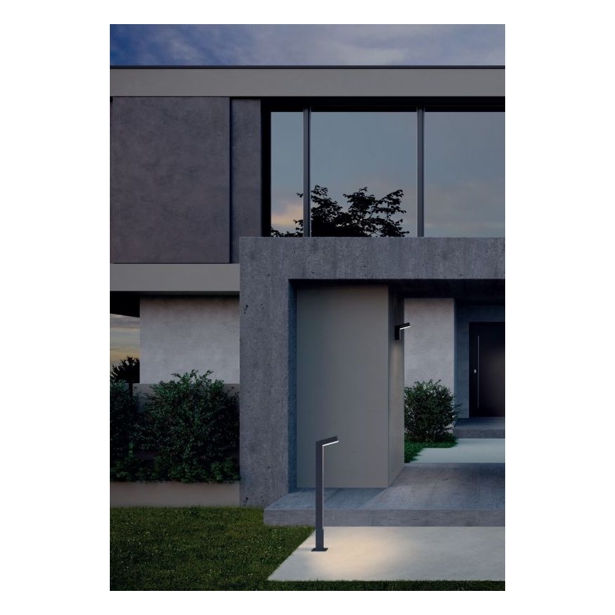 Redo 90512 - LED Outdoor lamp WOODY LED/10W/230V IP54 anthracite