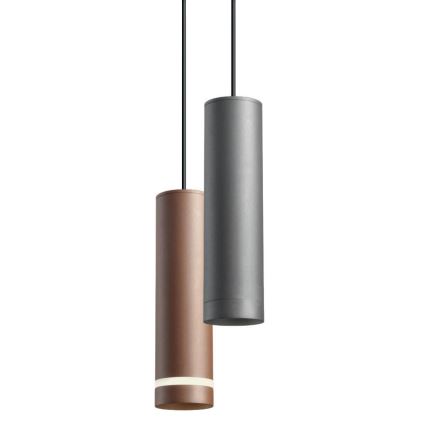 Redo 90515 - LED Outdoor pendant light KLOU LED/9W/230V IP54 brown