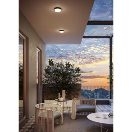 Redo 90516 - LED Outdoor ceiling light URANIA LED/10W/230V d. 16 cm IP65 anthracite