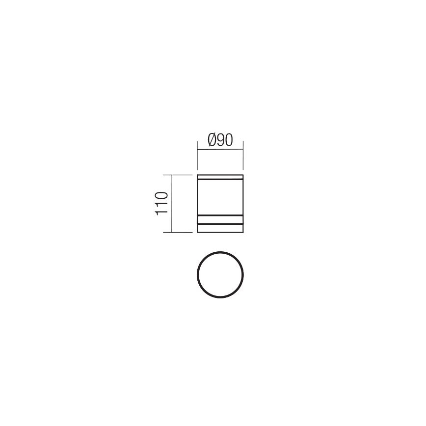 Redo 90519 - Outdoor ceiling light CARGO 1xGU10/28W/230V IP54 anthracite