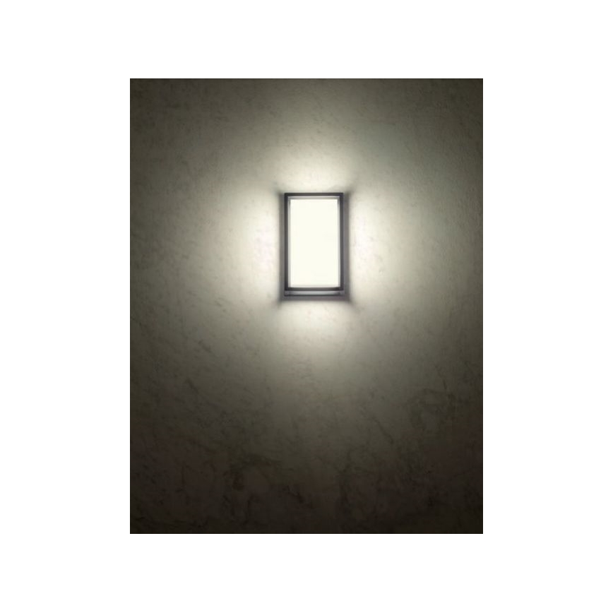 Redo 90533 - LED Outdoor wall light QUADRIS LED/12W/230V IP54 anthracite