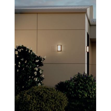 Redo 90534 - LED Outdoor wall light QUADRIS LED/12W/230V IP54 brown