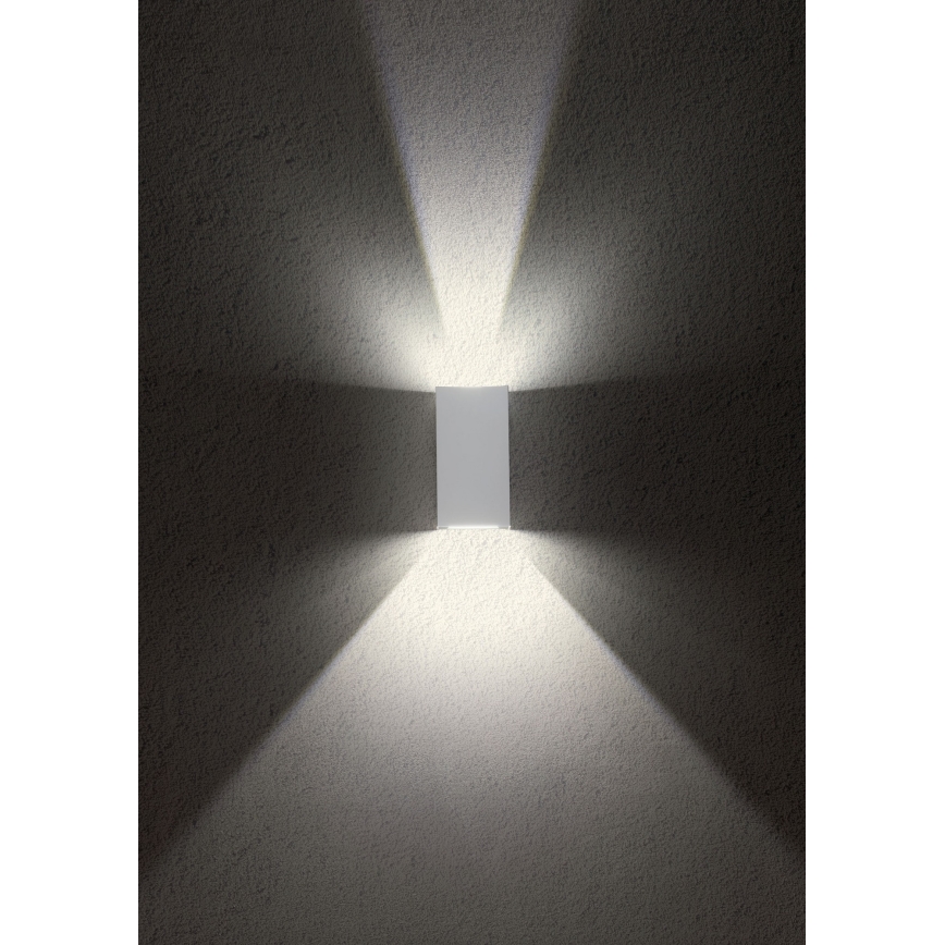 Redo 90552 - LED Outdoor Wall Light VARY 2xLED/10W/230V 3000K IP54 White