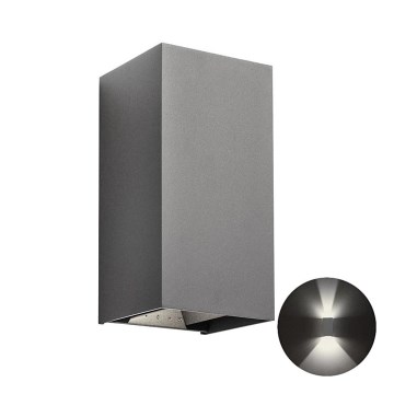 Redo 90553 - LED Outdoor wall light VARY 2xLED/10W/230V 3000K IP54 anthracite
