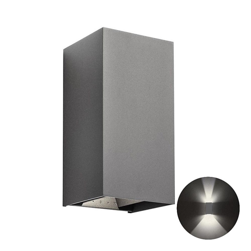 Redo 90553 - LED Outdoor wall light VARY 2xLED/10W/230V 3000K IP54 anthracite