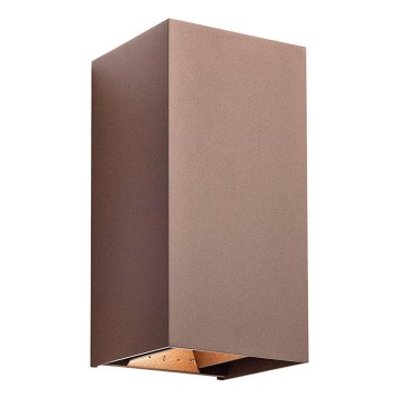 Redo 90554 - LED Outdoor Wall Light VARY 2xLED/10W/230V 3000K IP54 brown