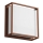 Redo 90566 - LED Outdoor wall light QUADRIS LED/20W/230V IP54 brown