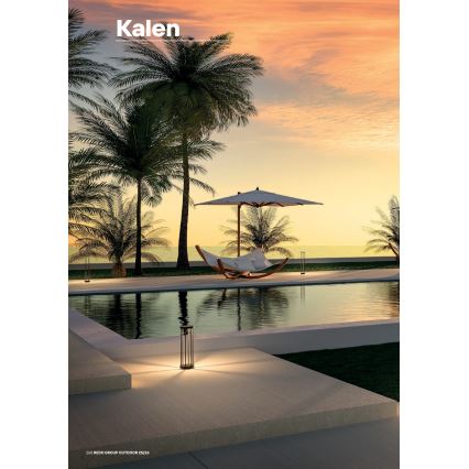 Redo 90577 - KALEN Outdoor LED Lamp LED/8W/230V 3000K 20 cm IP65 Anthracite