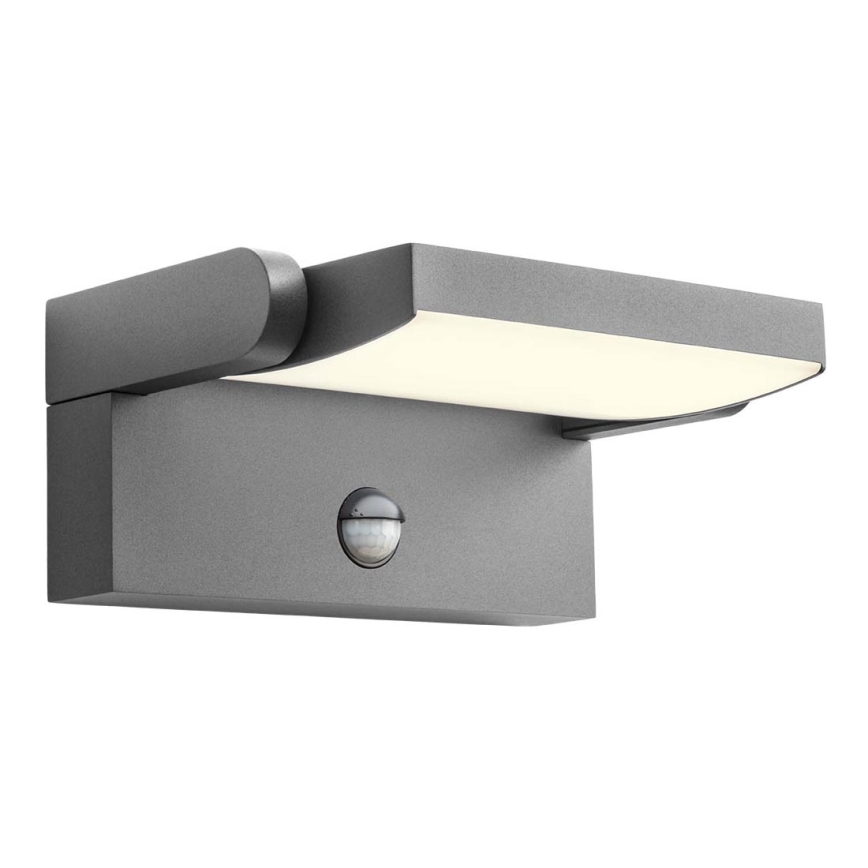 Redo 90587 - FLIP LED Outdoor Wall Light with Sensor LED/20W/230V 3000K CRI 90 IP54 Anthracite