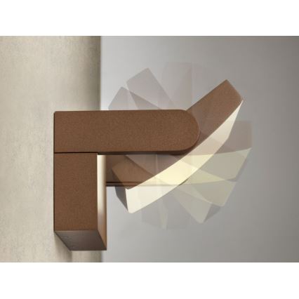 Redo 90588 - LED Outdoor Wall Light with Sensor FLIP LED/20W/230V 3000K CRI 90 IP54 Brown