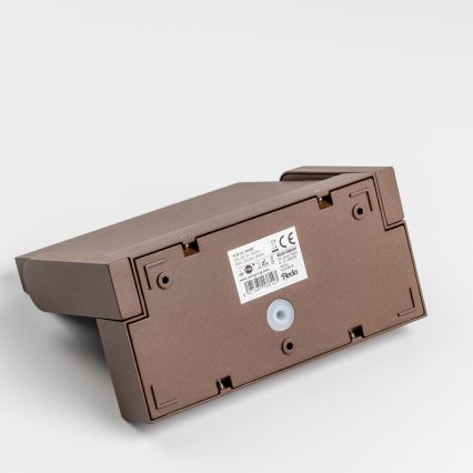 Redo 90588 - LED Outdoor wall light with a sensor FLIP LED/20W/230V CRI 90 3000K IP54 brown