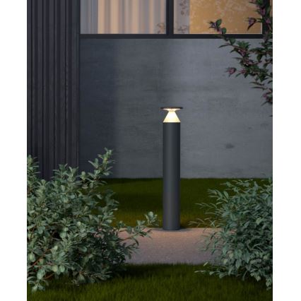Redo 90591 - LED Outdoor Lamp BIRO LED/12W/230V 3000K 70 cm CRI 90 IP65 Anthracite