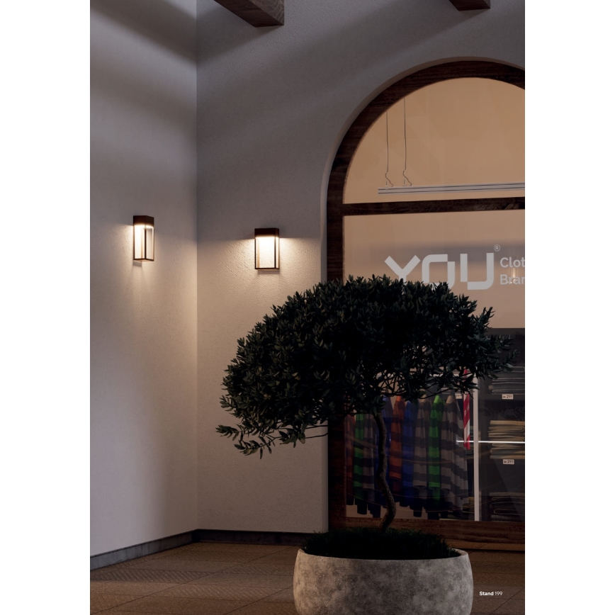 Redo 90603 - LED Outdoor Wall Light STAND LED/20W/230V 3000K CRI 90 IP65 Anthracite