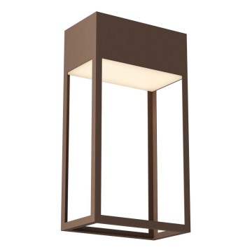 Redo 90604 - STAND LED Outdoor Wall Light, 20W / 230V, 3000K, CRI 90, IP65, Brown