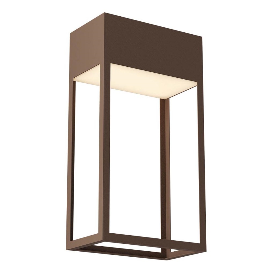 Redo 90604 - STAND LED Outdoor Wall Light, 20W / 230V, 3000K, CRI 90, IP65, Brown