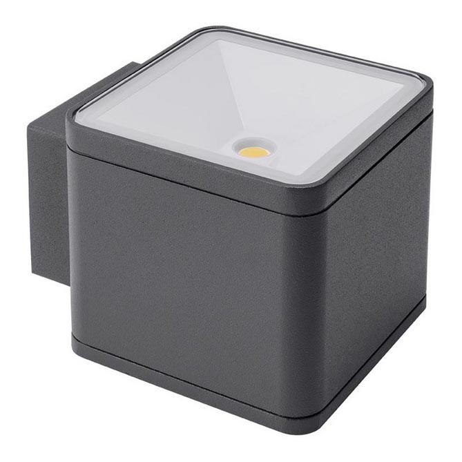 Redo 9065 - BETA LED Outdoor Wall Light 2xLED/6W/230V 3000K IP54 Anthracite