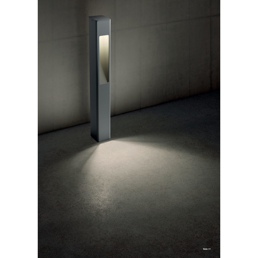 Redo 90672 - Outdoor lamp SOLO 1xGU10/35W/230V 70 cm IP65 anthracite