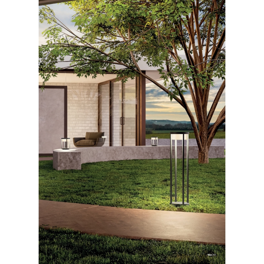 Redo 90677 - LED Outdoor Lamp MAX LED/15W/230V 3000K 80 cm IP65 Anthracite