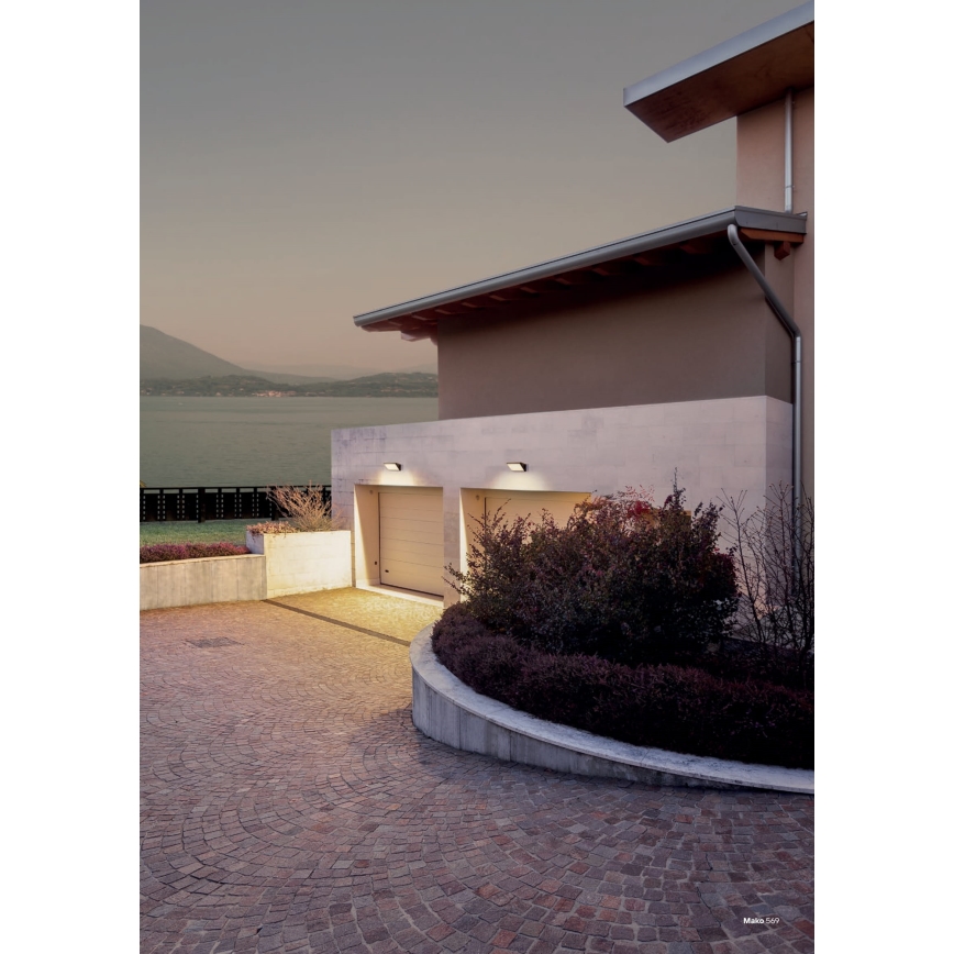 Redo 90678 - LED Outdoor Wall Light MAKO LED/65W/230V 3000K IP65 anthracite