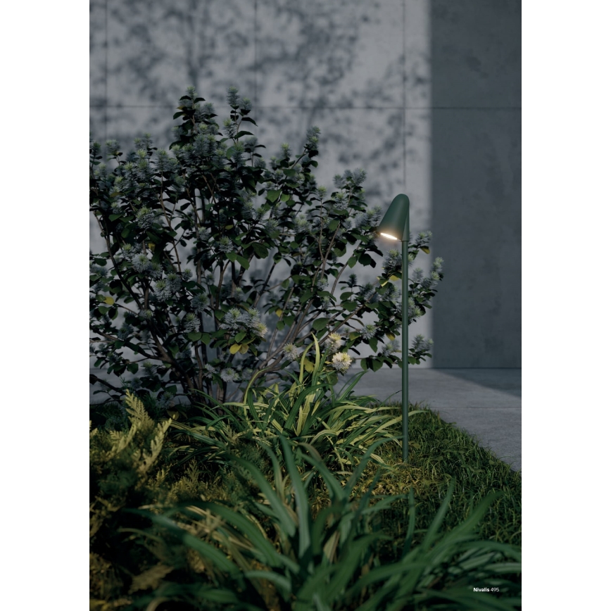 Redo 90707 - NIVALIS LED Outdoor Lamp, 6.8W/230V, 3000K (Warm White), 82 cm, IP65, Green