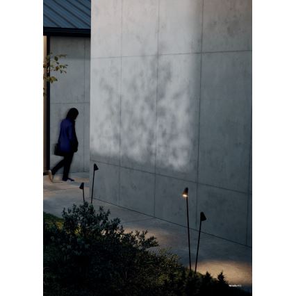 Redo 90711 - NIVALIS LED Outdoor Light 2x LED / 6.9W / 230V / 3000K / 110 cm / IP65 / Anthracite