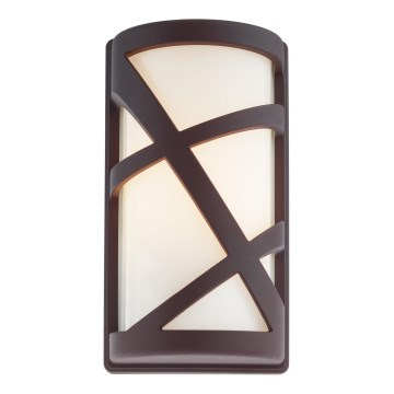 Redo 9097 - VORTEX Outdoor Wall Light 1xE27/42W/230V IP44 Brown